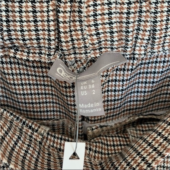 ASOS Houndstooth Tuxedo Stripe Pull on Track/ Casual Pant - Picture 13 of 15